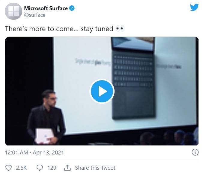 微软确认将发布 Surface 新品：There's more to come 可选32GB或1TBSSD