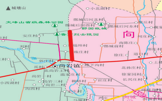 兰陵县地图 各乡镇图片