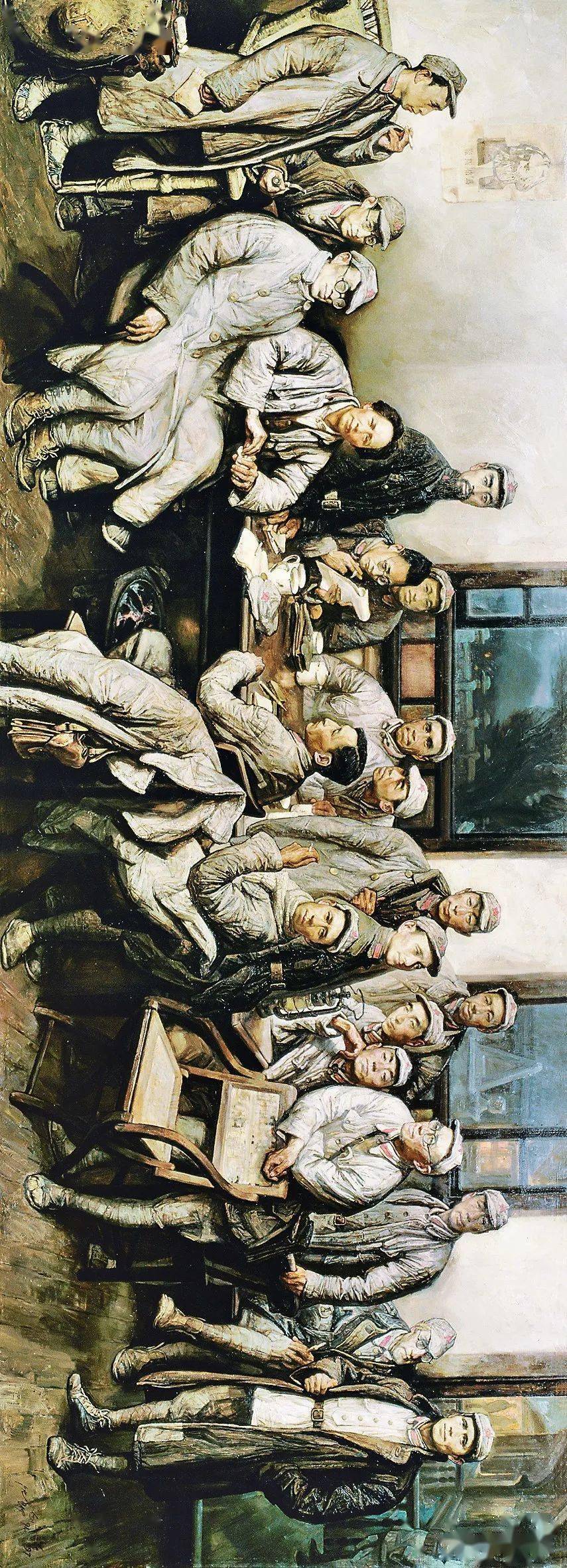 百年风华|油画《遵义会议》:历史的细节含糊不得