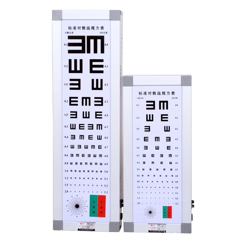 多功能led视力表灯采用特制高强度砂白电泳铝合金型材,美观大方;量身