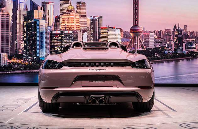 2021上海车展:保时捷718 spyder售73.8万元