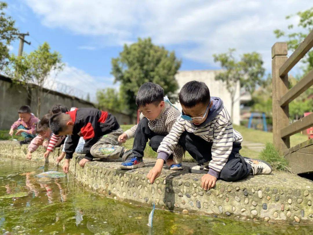 星光幼儿园里的水池可就相当有趣了,不仅大,内容还丰富!