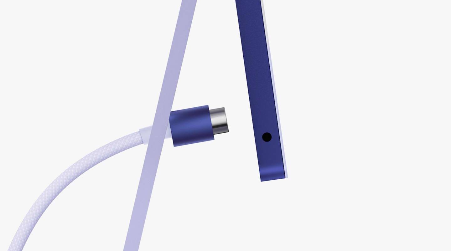 苹果全新 24 英寸 iMac 2021 发布：搭载 M1_芯片