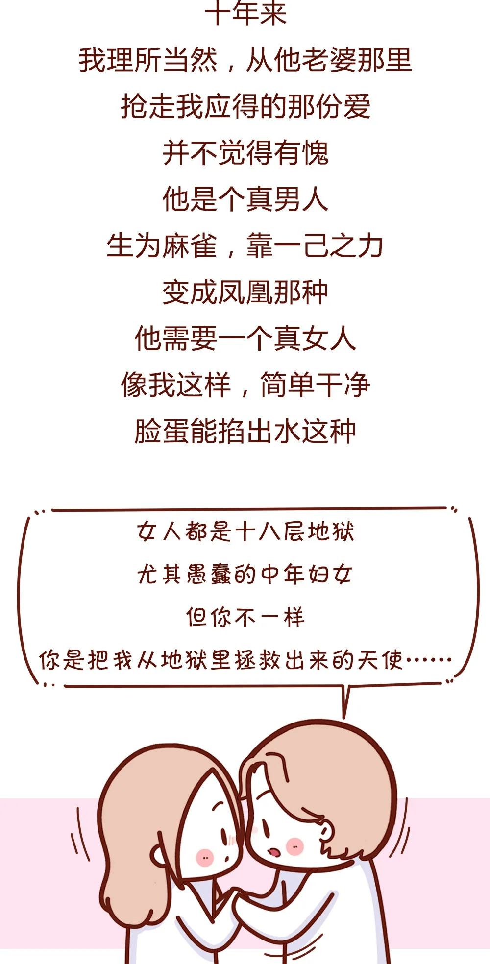 漫画被老男人包养10年的痛女人要自重