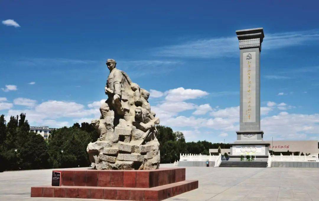 四,梨园口战役纪念馆梨园口战役纪念馆(原为中国工农红军西路军临泽
