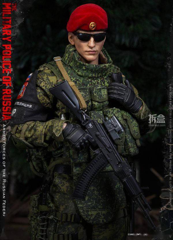damtoys 1/6 俄联邦武装部队 宪兵部队 12寸兵人 可动人偶_数码迷彩