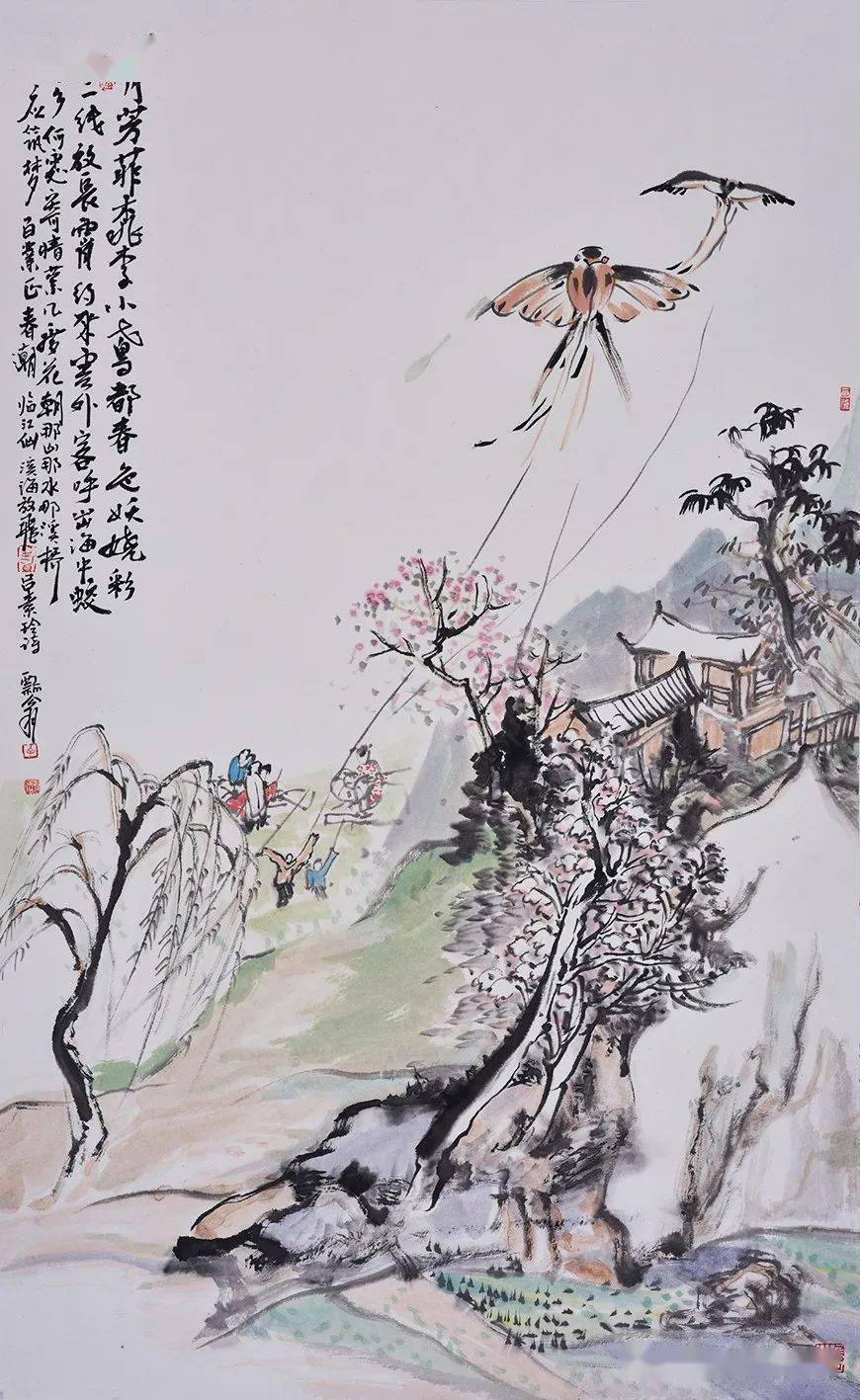 诗配画·1▎鸢都之邀—国际诗书画风筝文化主题展