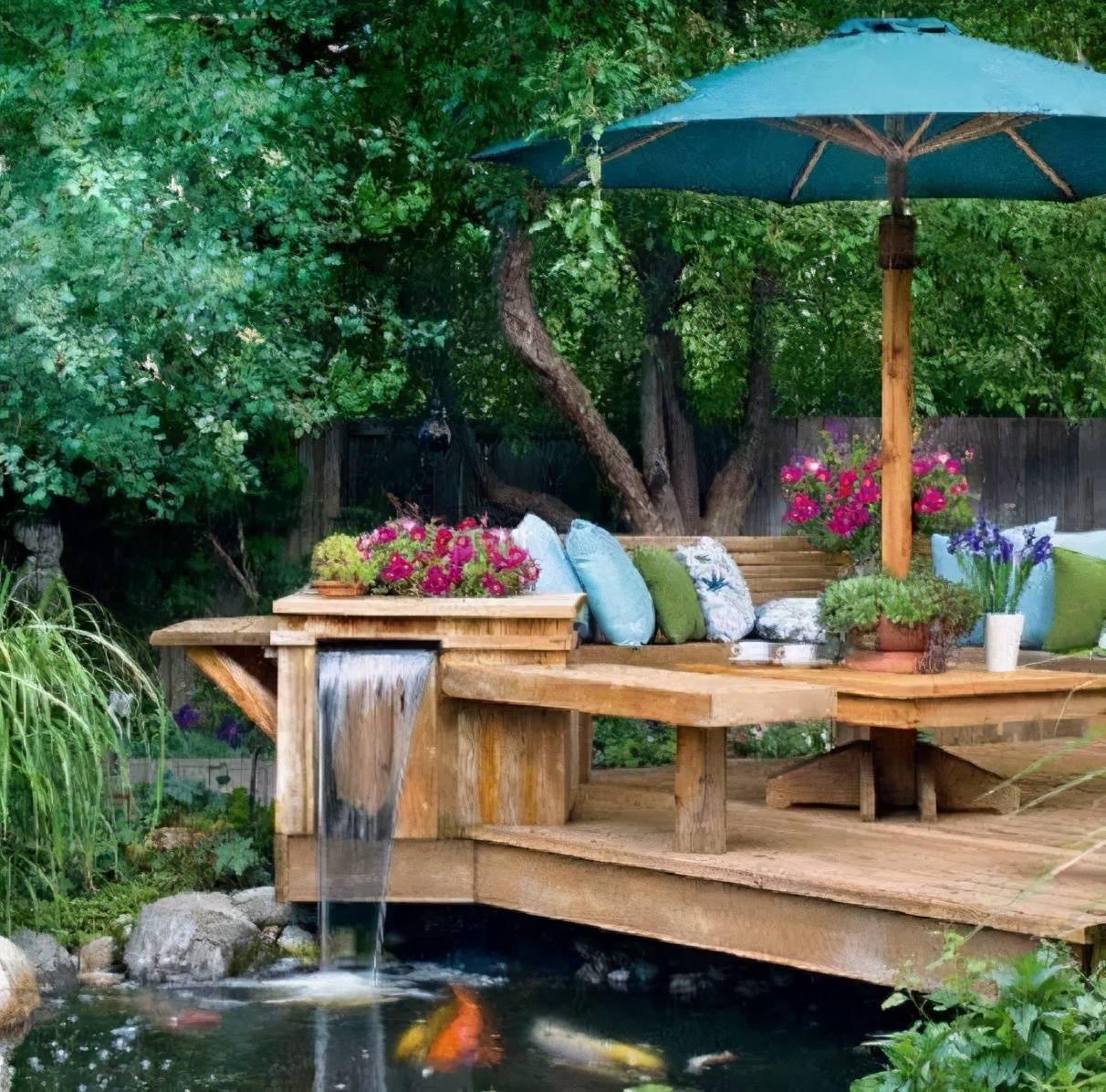 这样的庭院设计自带田园风光