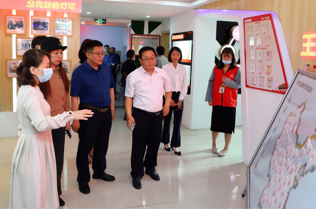 河北省石家庄市平山县考察团赴晋安区考察新时代文明实践中心建设工作
