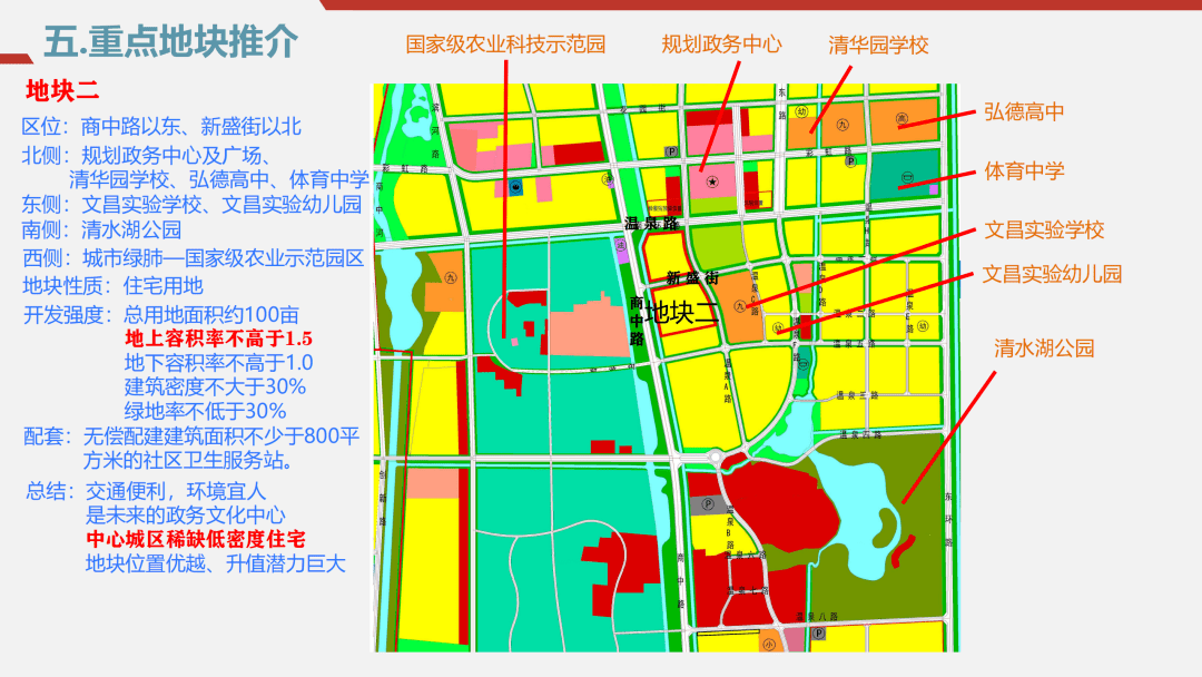 重磅商河县最新规划位置图重点地块招商城市绿芯滨水新区