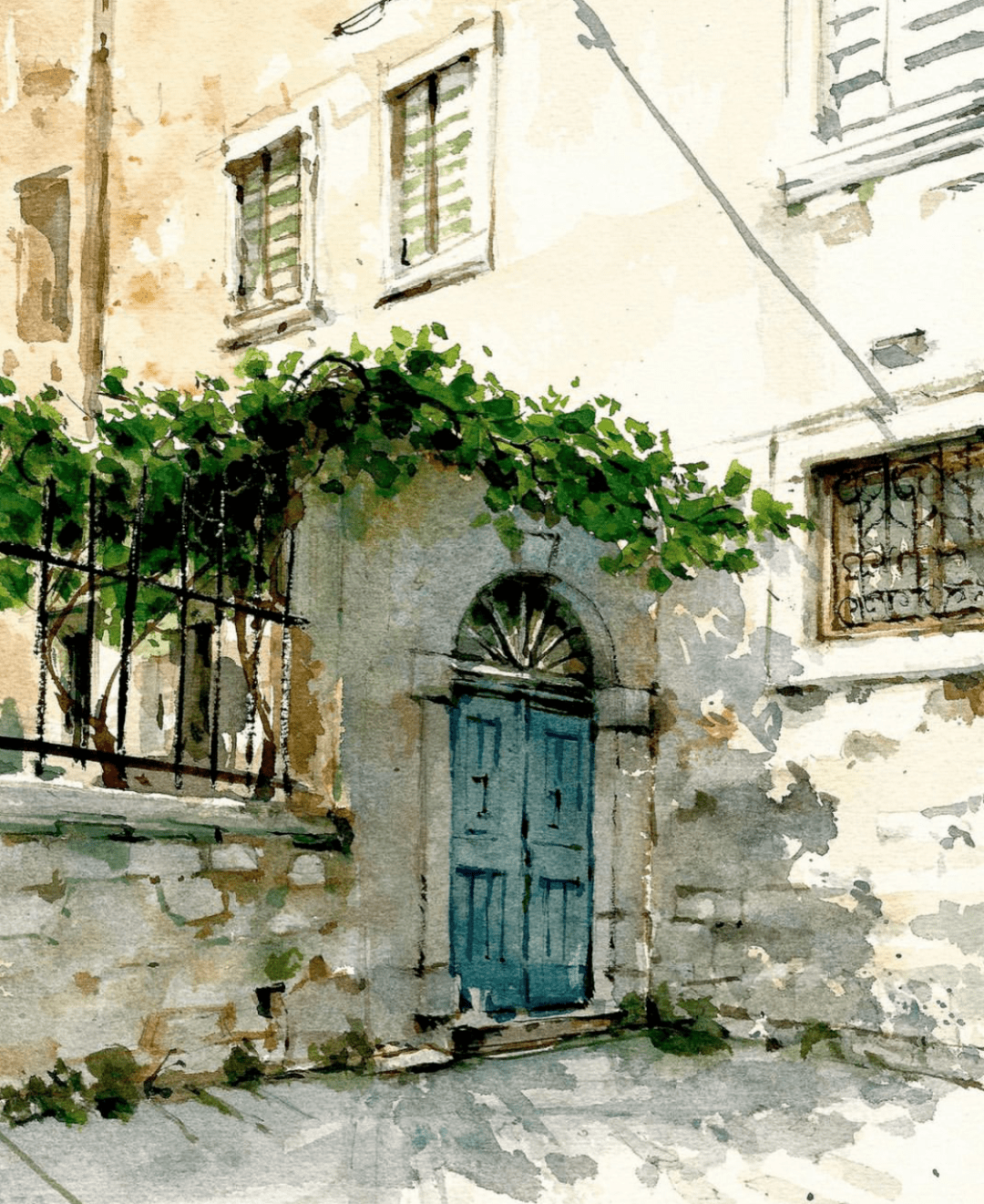 意大利艺术家——barnaba salvador水彩作品欣赏