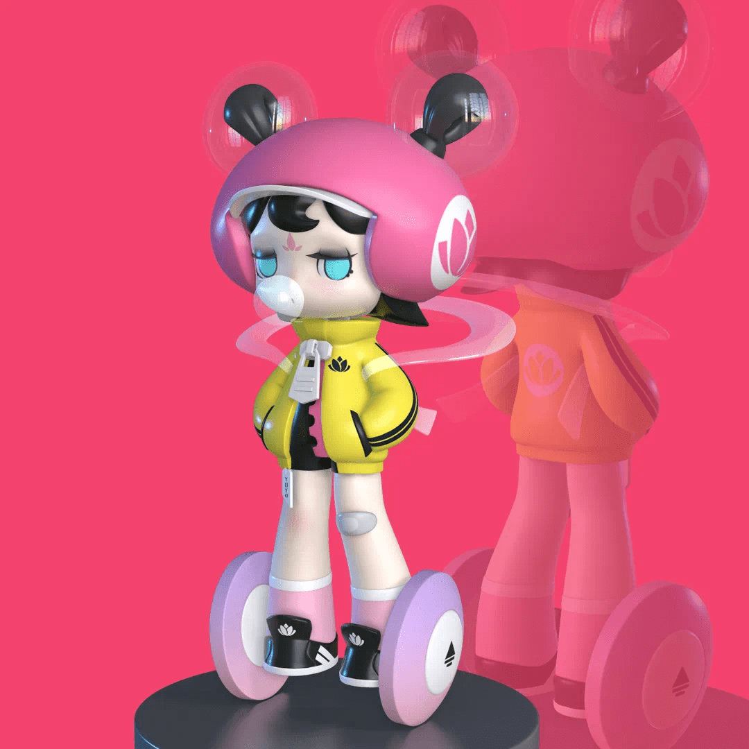 zoe佐伊宇宙漫游系列-设计师限量潮玩公仔xiaozha and