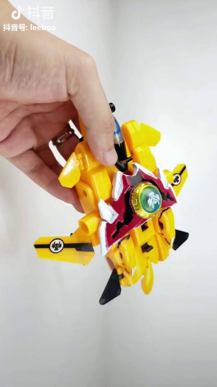 玩具神兽金刚4五合一大合体挺带感的哦