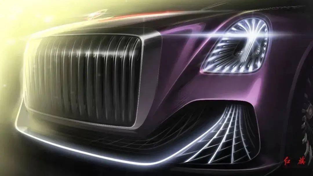 超燃新红旗lconcept高清设计图难得一见速收藏