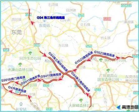 4月30日(节前一天)高速易拥堵缓行路段,时段图3,返程高速易拥堵恍行