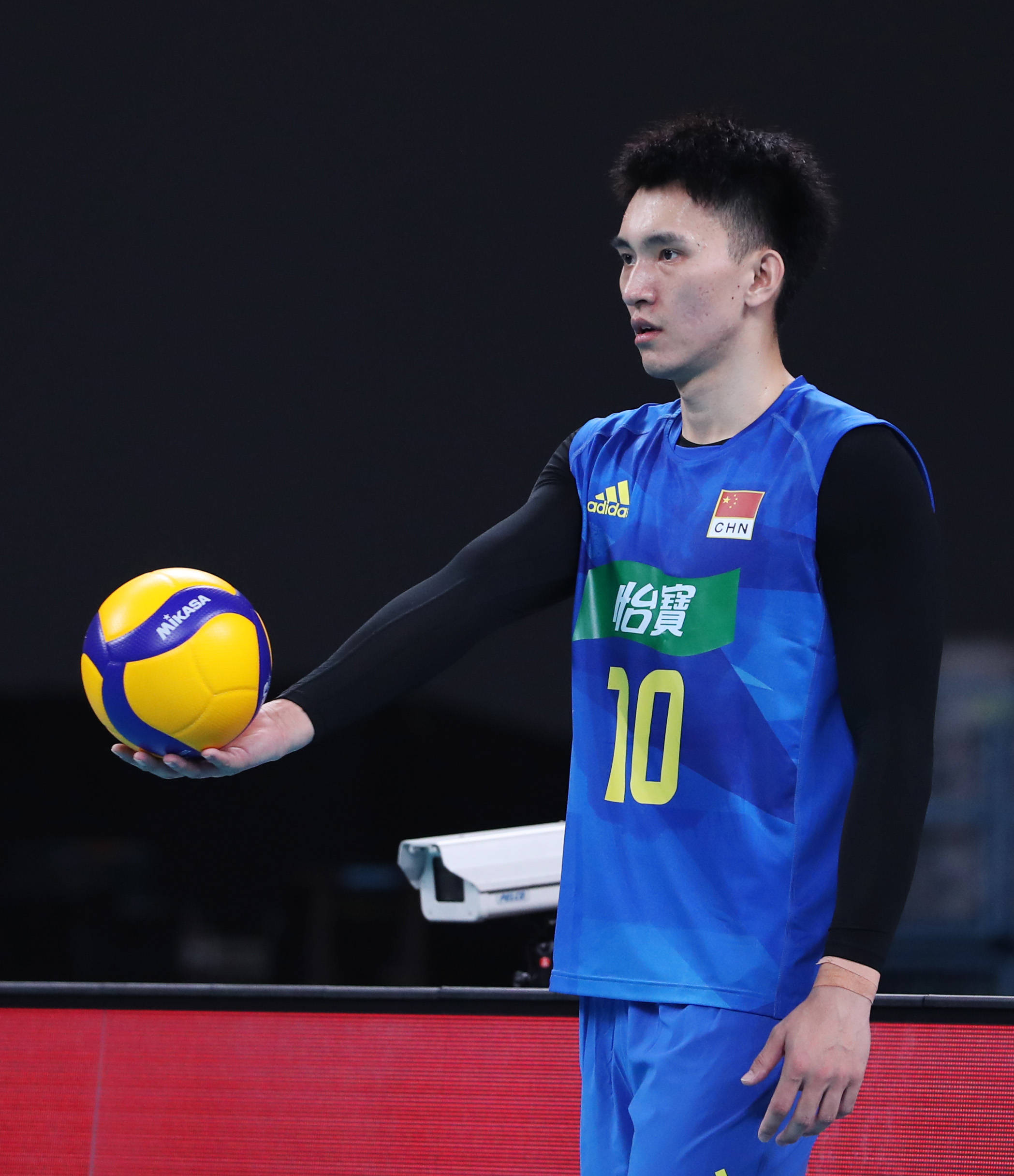 排球——东京奥运会测试赛:中国男排首日比赛不敌日本队