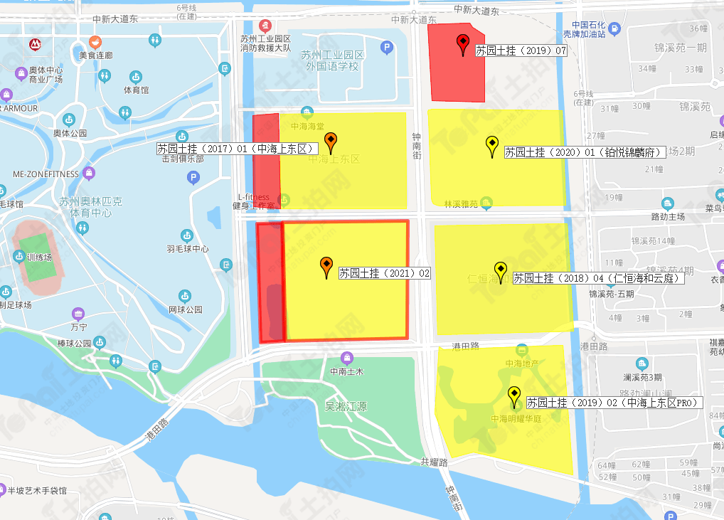 蘇州園區奧體核心最後的盛宴一掛牌自帶流量誰與爭鋒