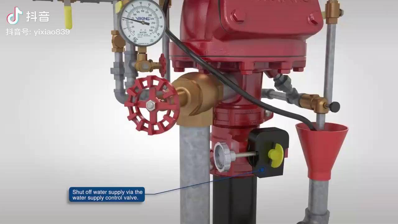 40秒带你看懂湿式报警阀组结构模拟动画演示学到就是赚到消防知识中国