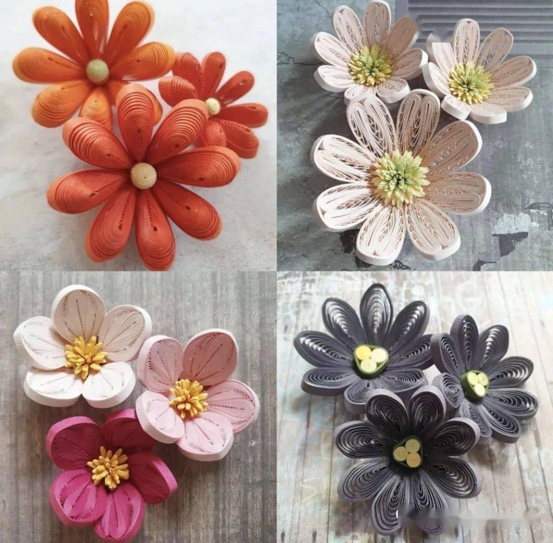 【大师作品】金海敬的衍纸作品(3)_花卉