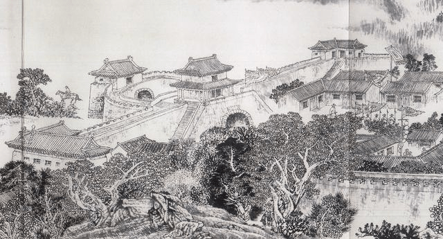 图为《京门九衢图》分段画卷——广安门篇鉴赏广安门古迹 4-卢沟桥