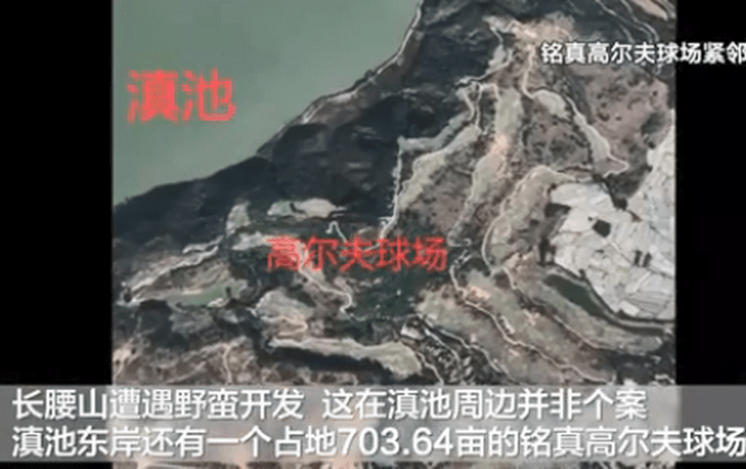 中央纪委网站曝光滇池环湖开发乱象:树枝插入浅层表土,冒充植树_网友