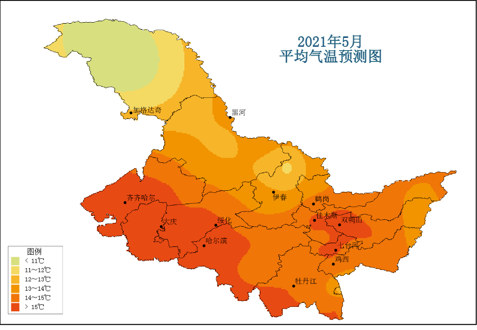 黑龙江气候图柱状图片