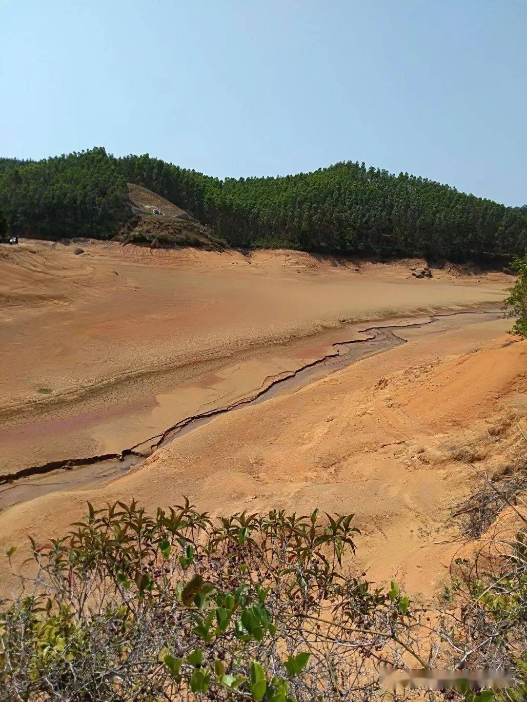 注意惠来这些水库已接近干涸请大家节约用水