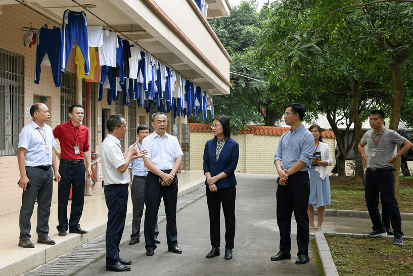 我为群众办实事 0707 清远市副市长邵军一行到清远市源潭中学调研