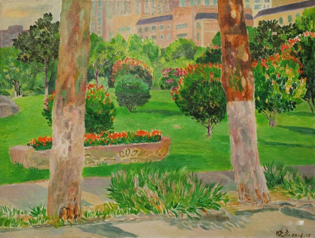 正在展出山川回响风景油画展钟晓京作品欣赏