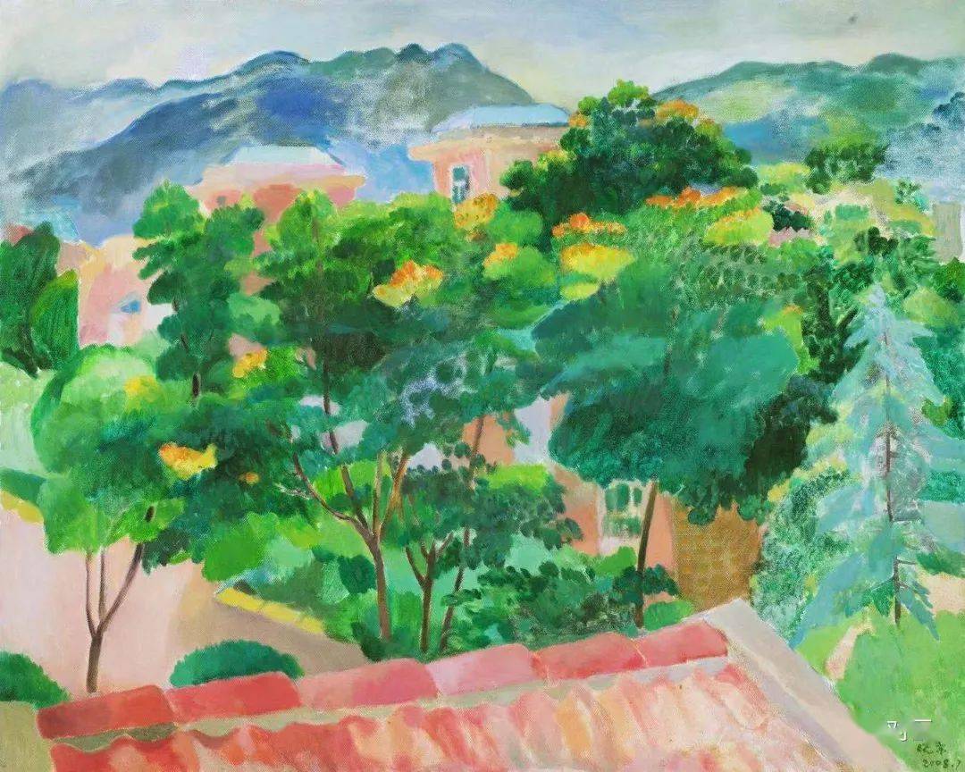 正在展出山川回响风景油画展钟晓京作品欣赏