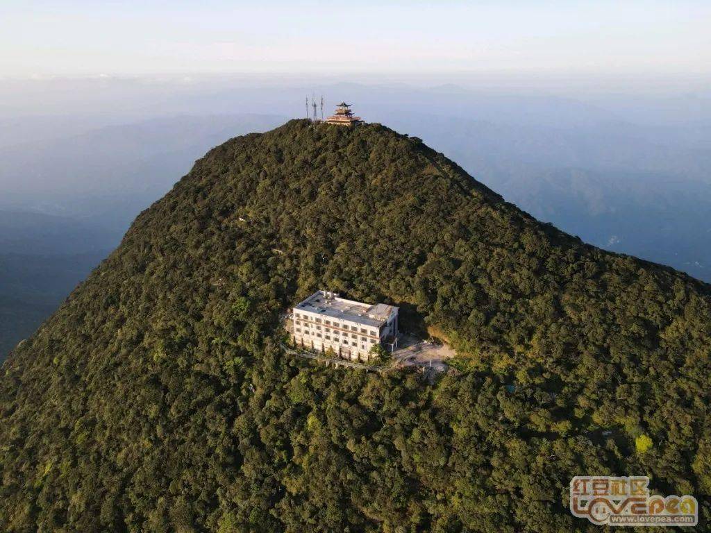 网眼看来宾美丽金秀看圣堂山日出云海赏银杉公园银杉王