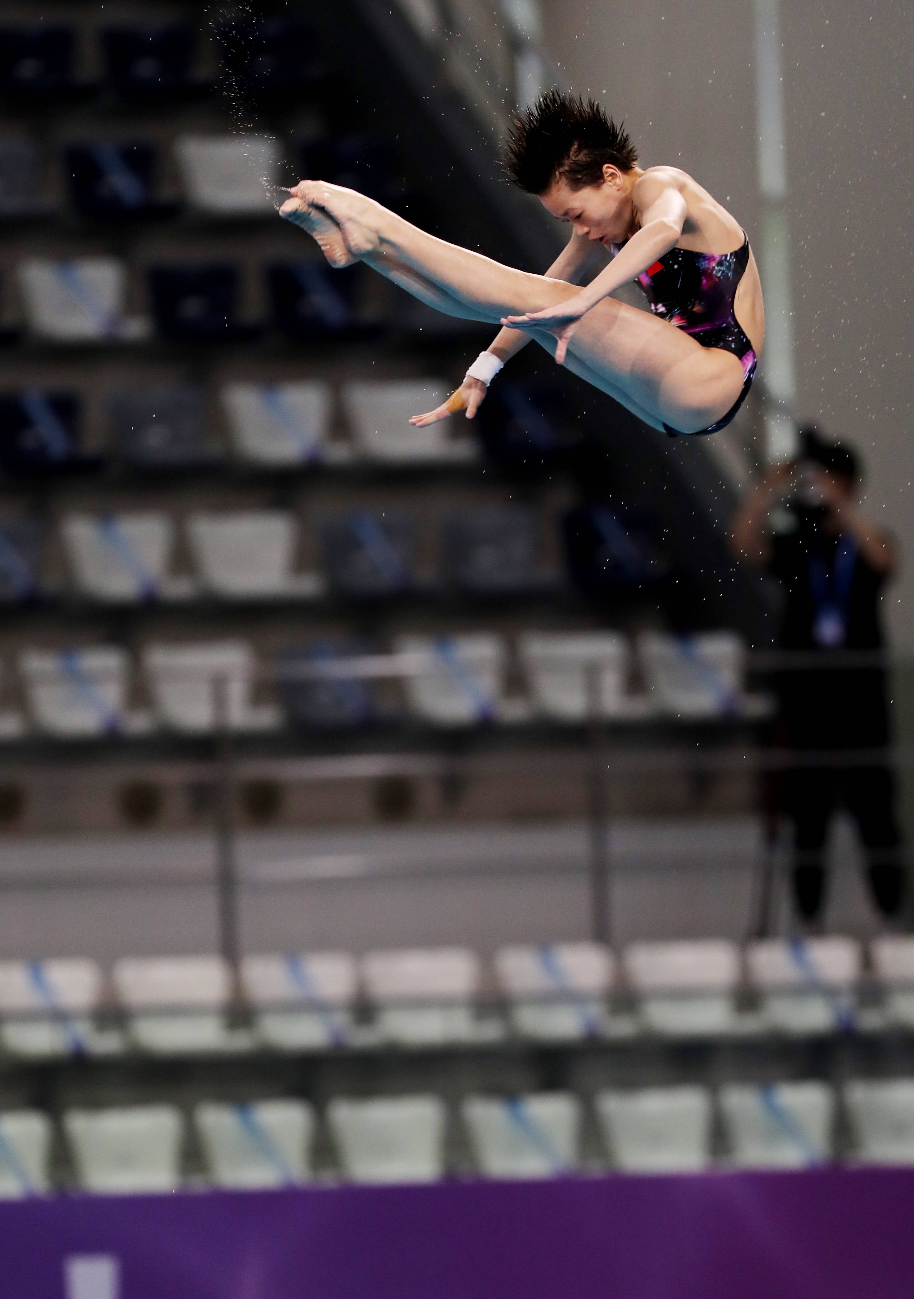 跳水——全国冠军赛：女子三米跳板半决赛赛况_选手