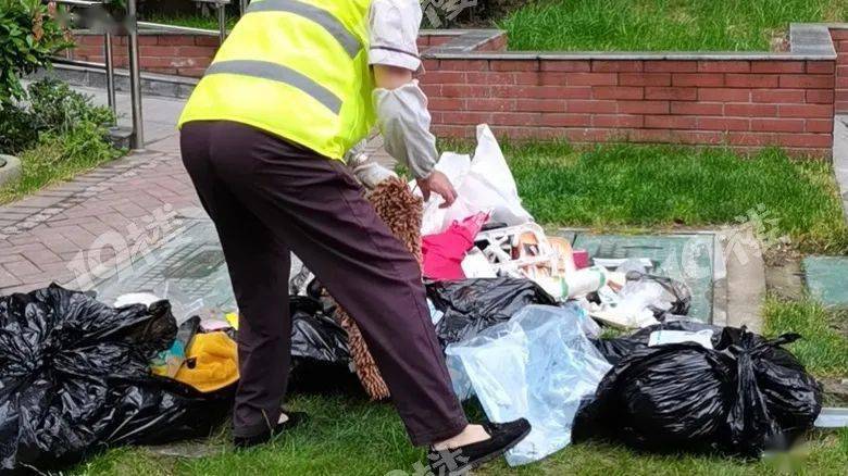 就很脏的垃圾然后还有人翻垃圾很多人不愿意走就直接扔在楼下花坛处!