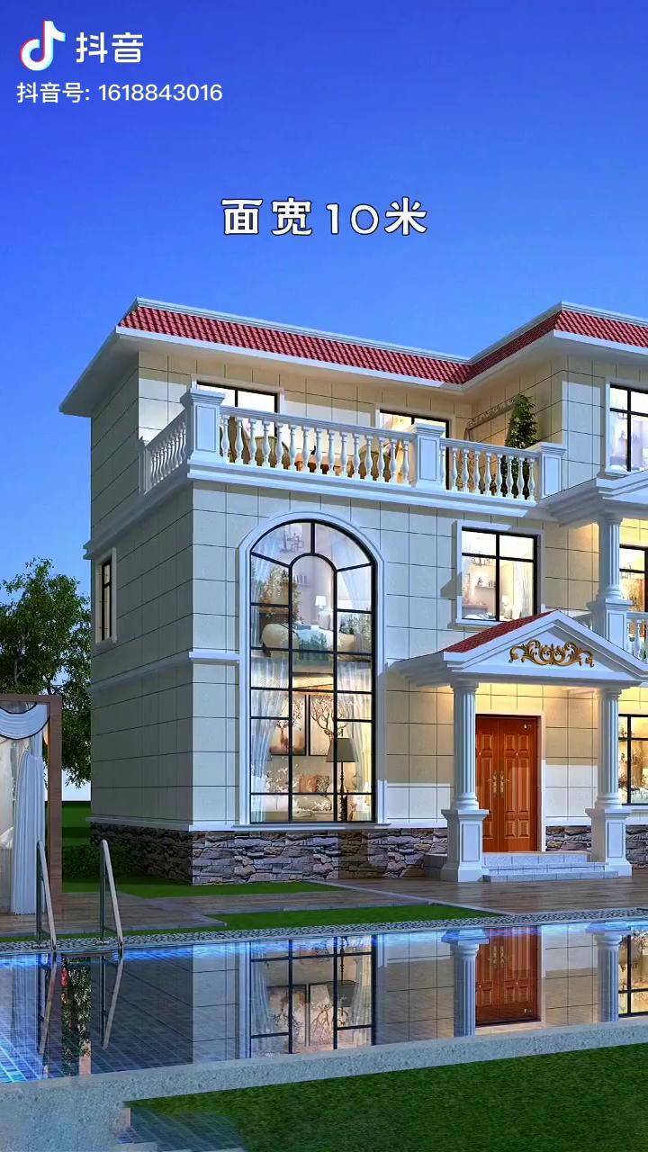 2021年的目标有了努力搞钱建个这样的小别墅农村自建房