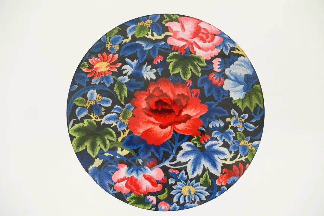 中式传统纹样刺绣展探寻传统纹样刺绣背后的寓意和工艺67