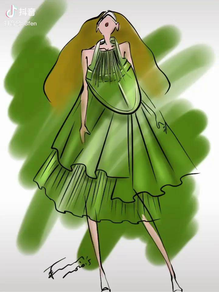 帽子系列7服装设计师服装原创设计服装设计手绘服装设计时装画服装