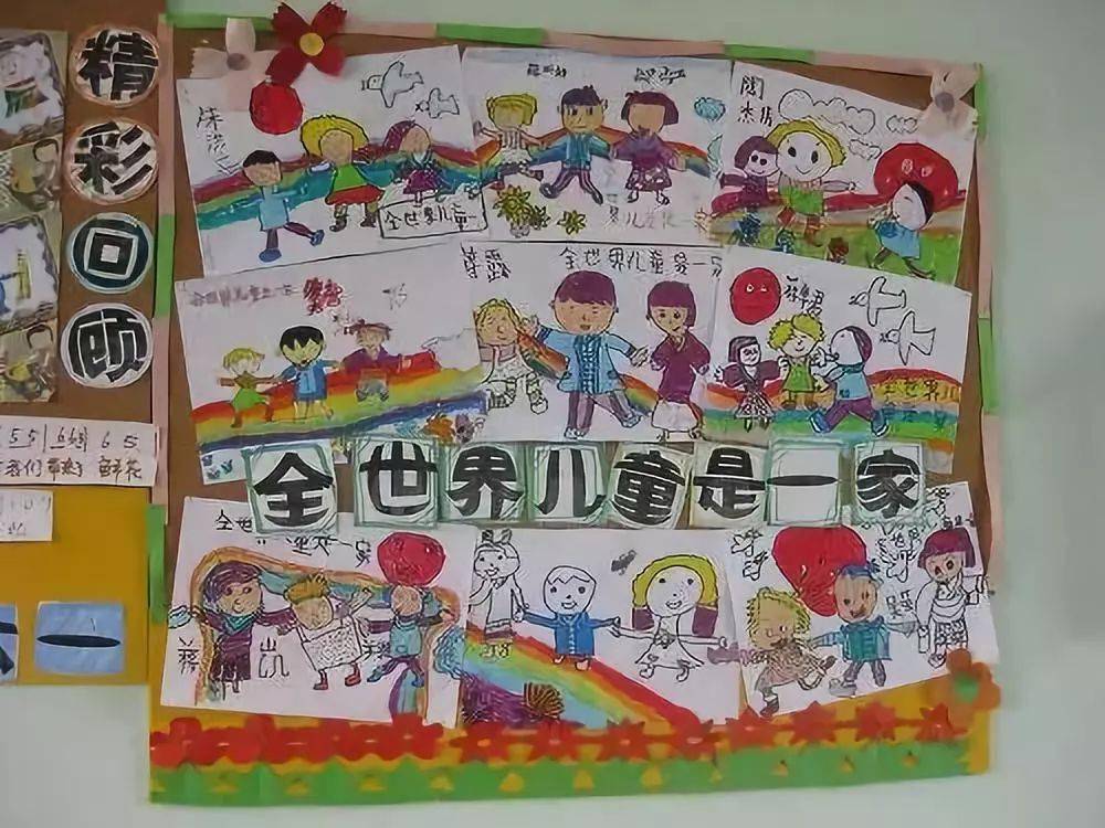 六一主题墙儿童节主题墙这样设计超赞看过的老师都采纳了