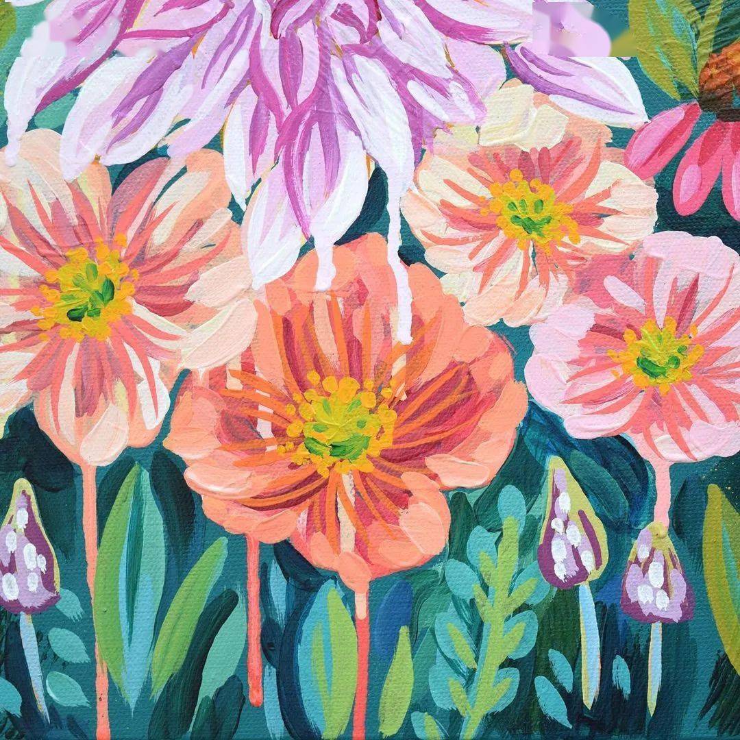 丙烯平涂装饰效果好强大太美了吧反手就是一个赞