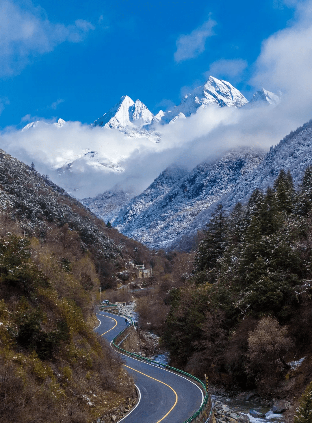 美得不真实这座大雪山让文学大咖一见倾心