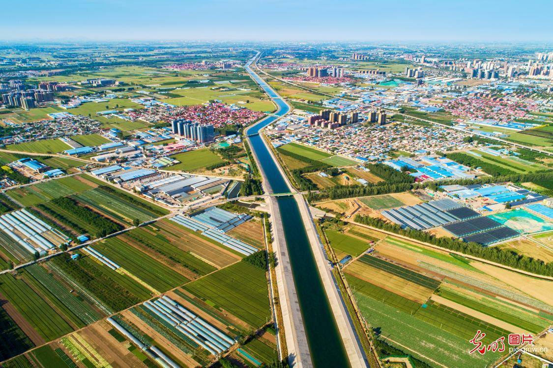 scenery of hutuo river in zhengding, n china's hebei_on