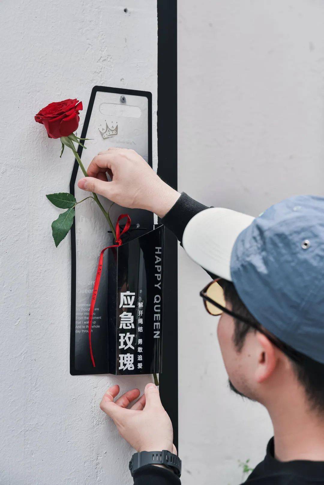 太浪漫应急玫瑰现身无锡街头