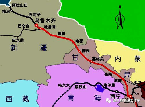包兰铁路路线图图片