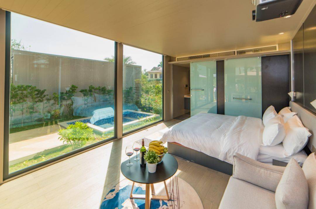 广州自驾15h清远这座火爆ins网红同款全景玻璃温泉民宿丨米墅