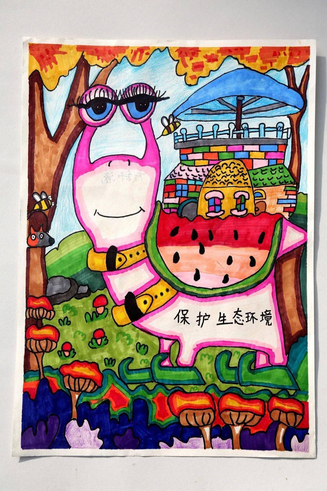 生物多样性我眼中的生物多样性主题绘画精品展商丘篇