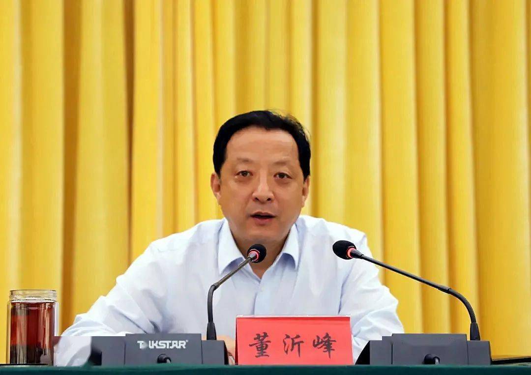 师市党委书记,八师政委,石河子市人大常委会主任董沂峰出席会议并讲话