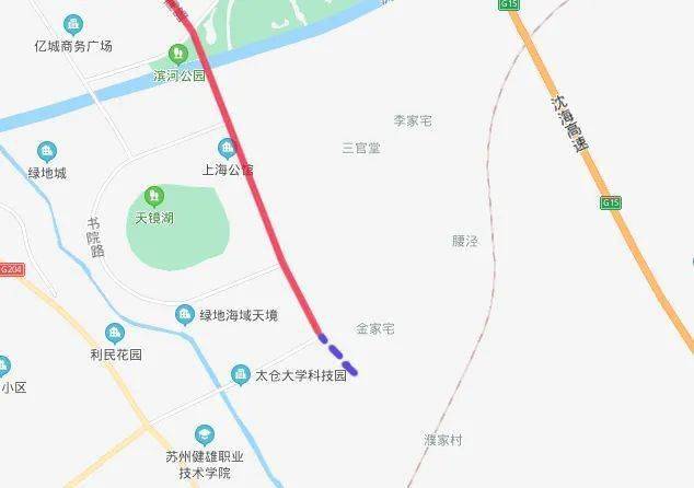 全速狂奔太倉又1條道路將直通崑山雙向四車道公路