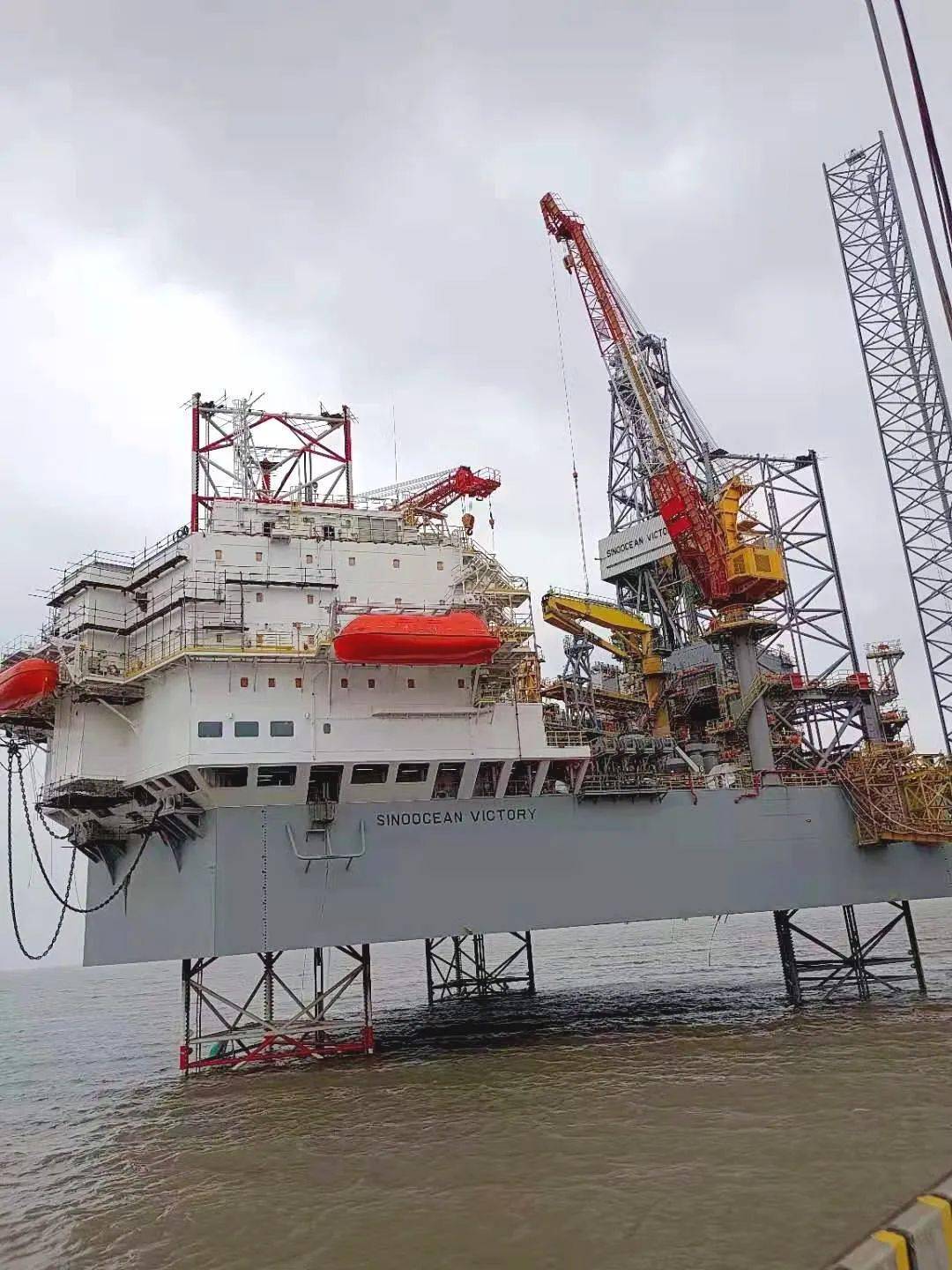 67一线战报ju2000e型自升式钻井平台h1349项目完成月池钻井设备连续