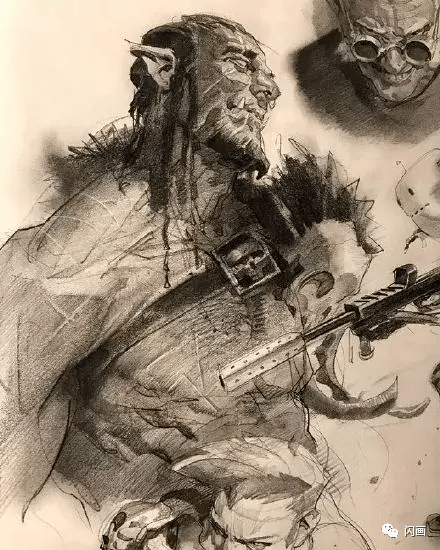 动感的人物速写这形态拿捏得死死的