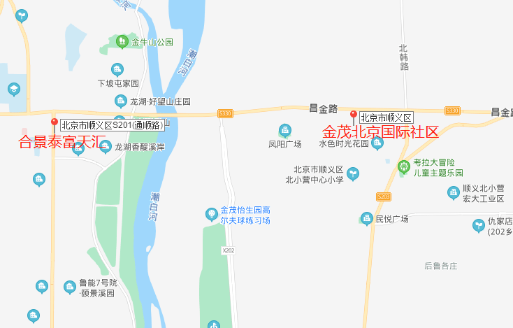 牛栏山镇地图图片