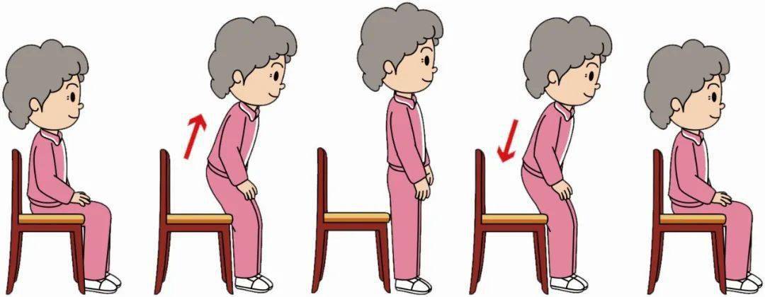 动作要领坐在稳定的椅子上,双脚与肩同宽平放于地面,双膝与脚尖方向